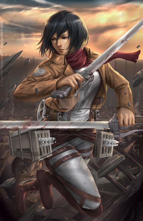 Attack On Titans <strong>Hentai</strong> - <strong>Mikasa</strong> Fingering to orgasm then fucked. . Mikasa hentai